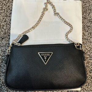 New Mini Guess Black Noelle Purse